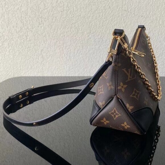 LV Monogram Hobo Bag with Chain Accent - Picture 2 of 7